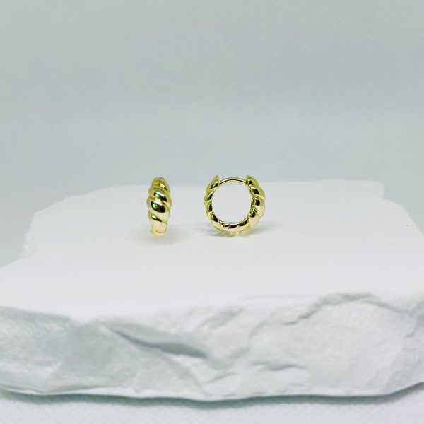 [VIRA VINO] Urban Rope Earring -Gold & Silver color