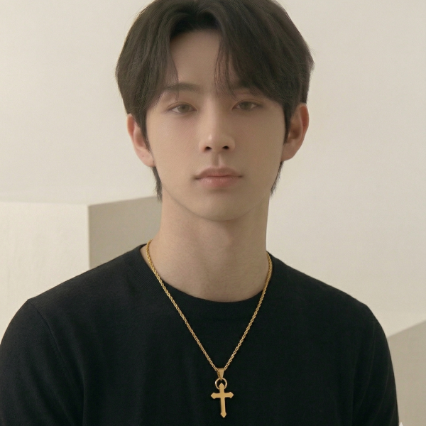 <Vira Vino> Mono Essence Flex Corss-Slider Necklace モノ エッセンス フレックス クロス スライダー ネックレス